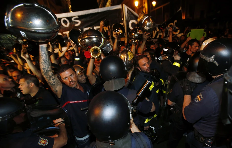 U demonstracijama su učestvovali i vatrogasci i policajci