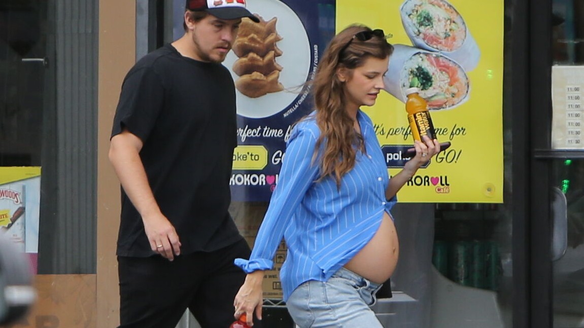 Tehotná modelka Barbara Palvin a jej manžel v Hollywoode, 28. júna 2026