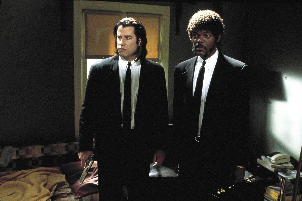 John Travolta i Samuel L. Jackson w filmie "Pulp Fiction"