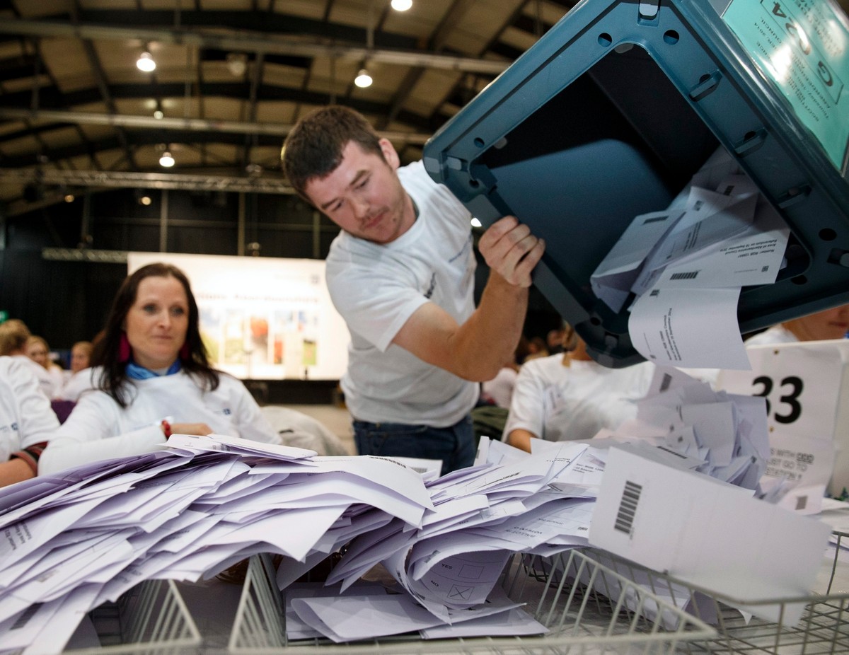 Szkockie referendum. W niektórych okręgach wygrali zwolennicy secesji