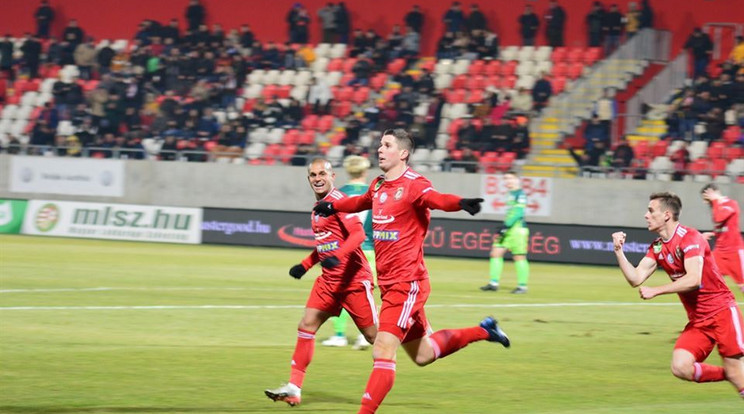 Edzője szerint is Tischler Patrik volt a nyerőember a Kisvárdában /Fotó: Kisvárda FC