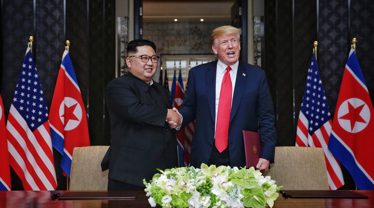 Trump és Kim Dzsongun/Fotó:Northfoto