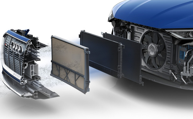 Filtr cząstek stałych w elektrycznym Audi to nie mrzonki. Takie rozwiązanie pomoże pozbyć się szkodliwych substancji z atmosfery