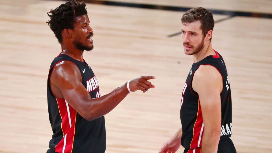 Jimmy Butler (z lewej)  i Goran Dragic