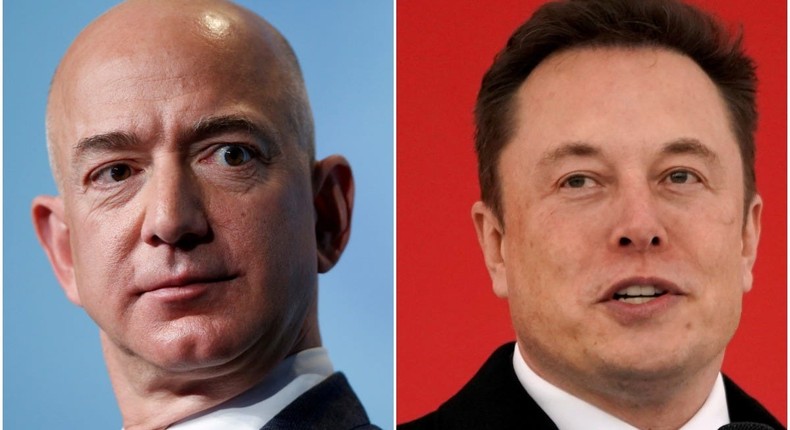 Jeff Bezos Elon Musk