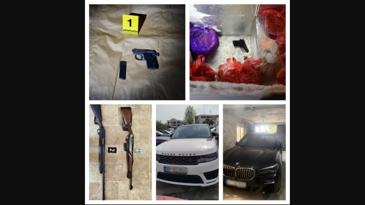 Pali zelenaši iz Ulcinja: Policajci im zaplenili oružje i automobile