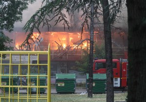 Požar u bloku 45