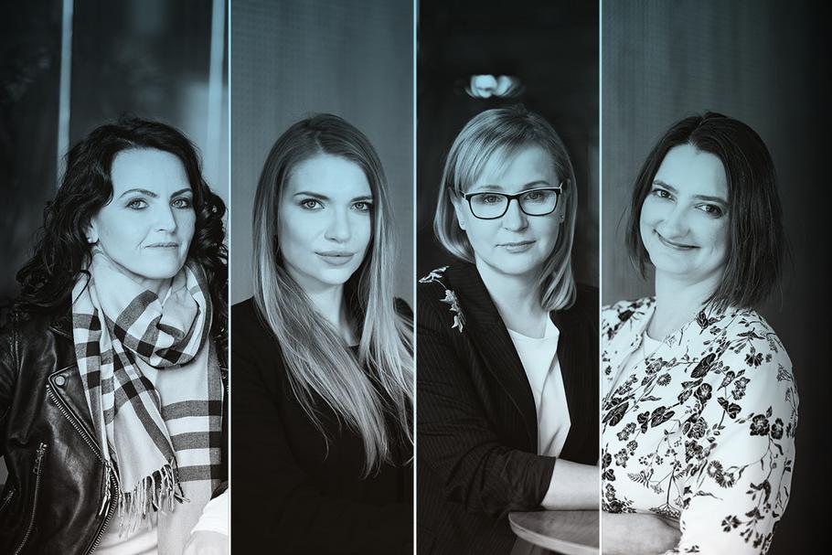 Różnorodność w BASF Polska. Od lewej: Andżelika Glama, Emilia Siwiec, Joanna Połeć, Anna Denert-Leszcz 