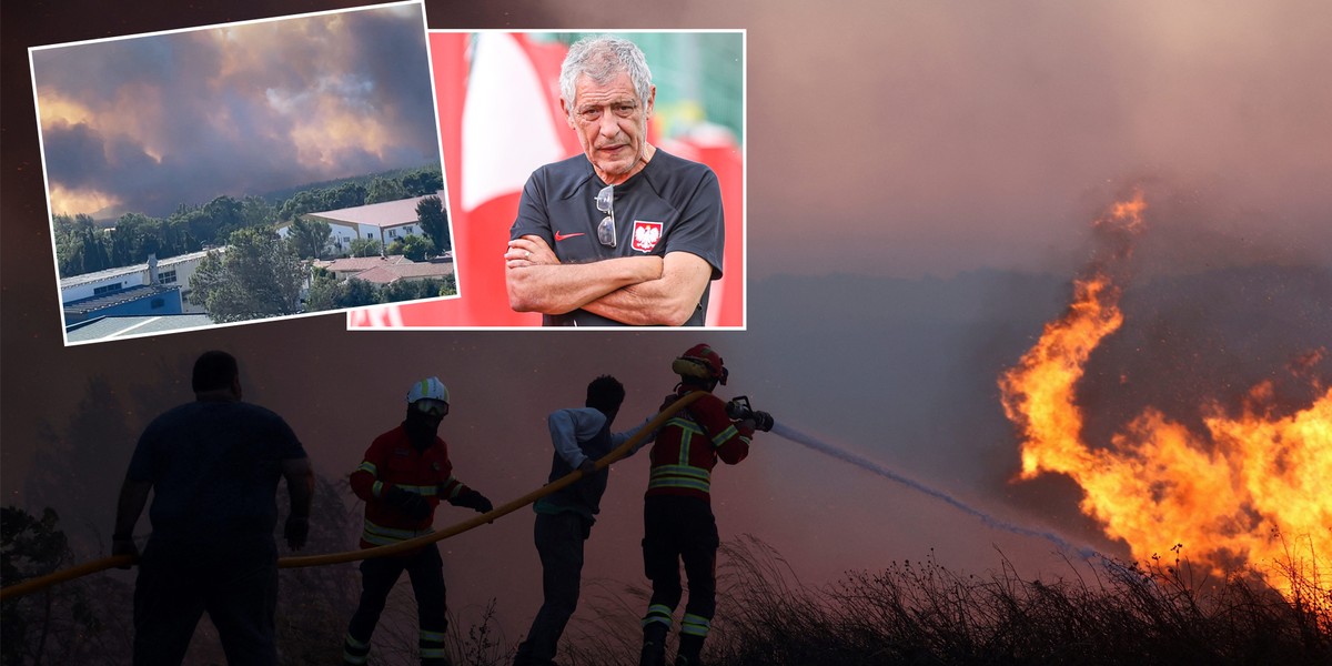 Płona okolice Cascais, czyli miasta, w którym mieszka Fernando Santos. 