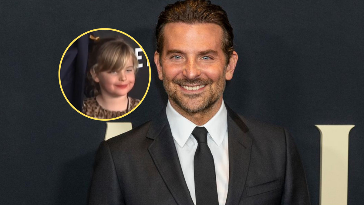 Bradley Cooper przyszedł z córką na premierę. Tak zareagowała na Lady Gagę