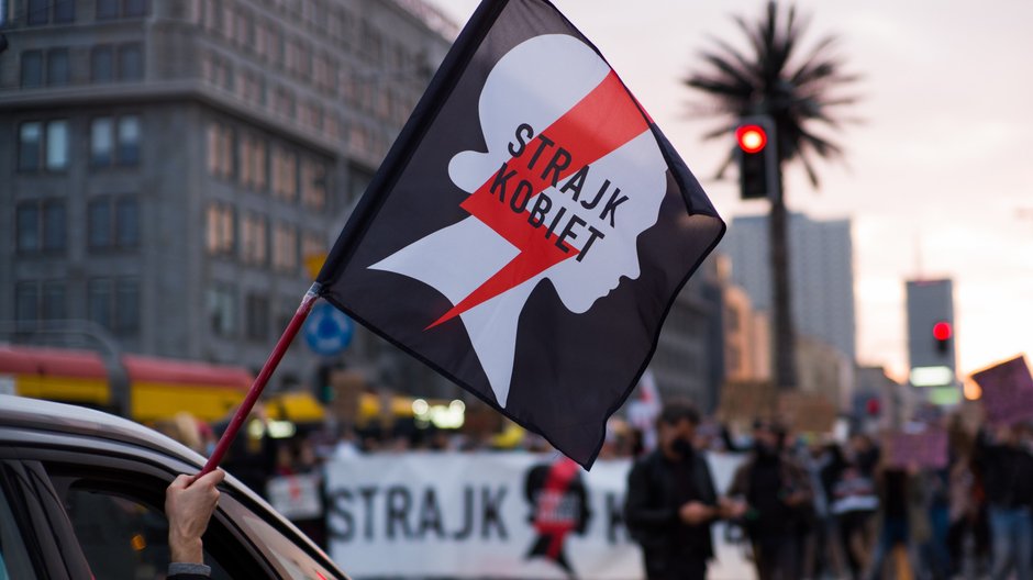 Samochód wjechał w protestujący tłum