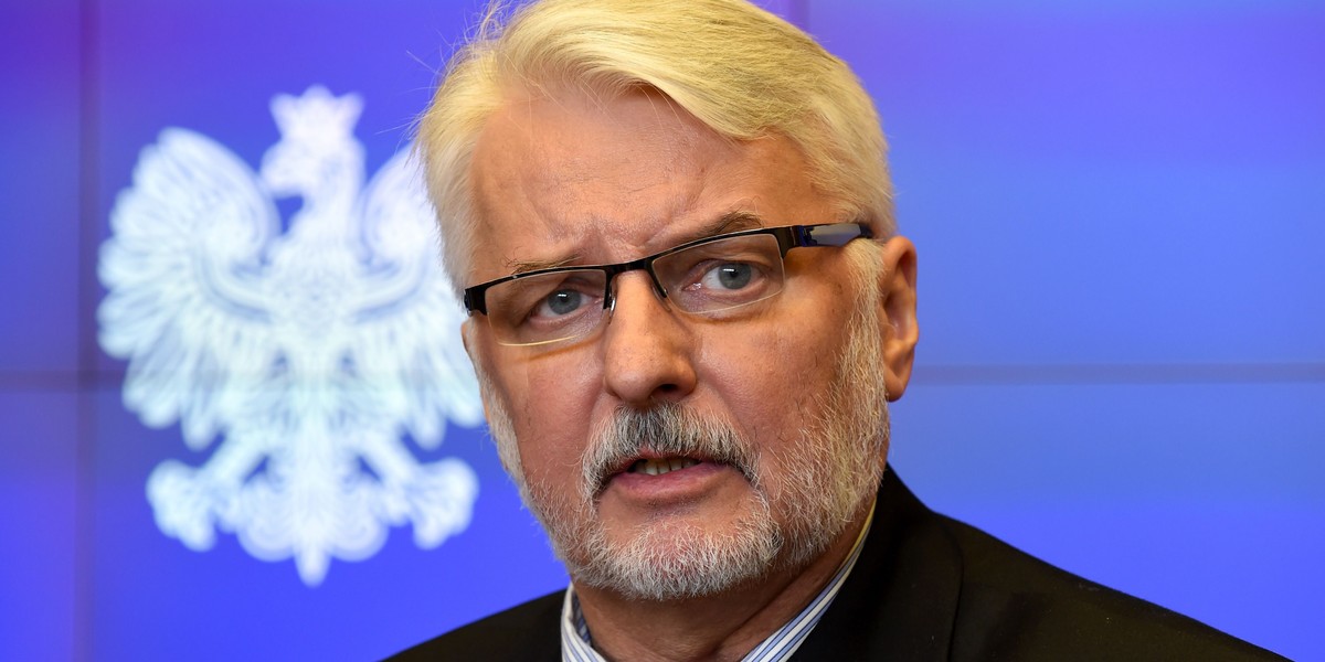 Waszczykowski o ataku nożownika w Warszawie: w Polsce nie ma prześladowań LGBT