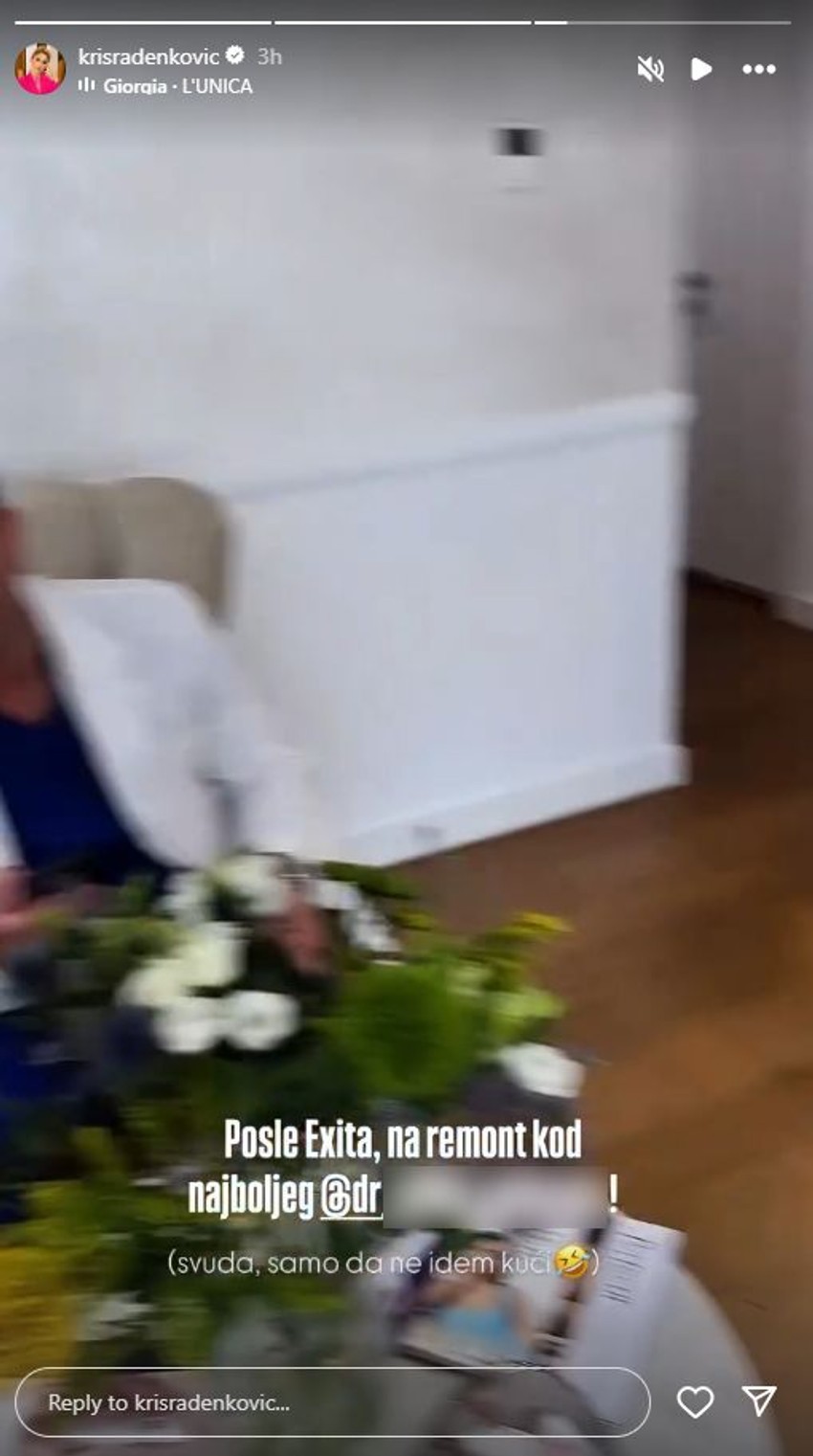 Kristina Radenković, objava