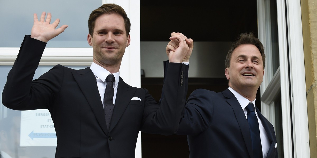 Premier Luksemburga Xavier Bettel wziął ślub z mężczyzną