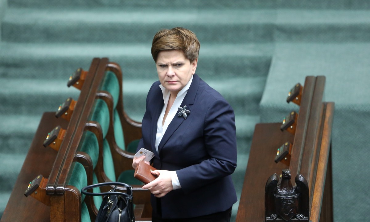Premier Beata Szydło w Sejmie