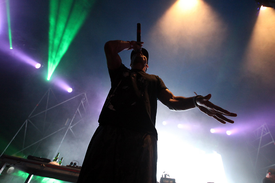 Roni Size na Audioriver 2012 (fot. Joanna Combik/Onet.)