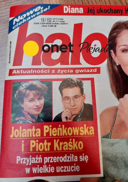 O relacji Jolanty Pieńkowskiej i Piotra Kraśki donosił magazyn "Halo"