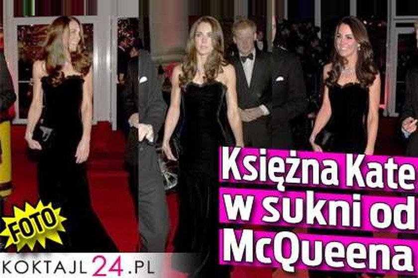 Księżna Kate w sukni od McQueena