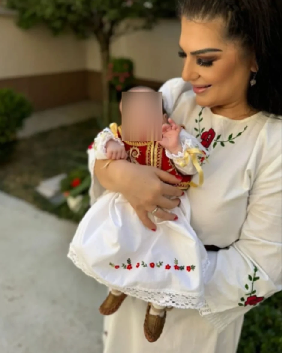 Sanja Maletić krstila ćerku