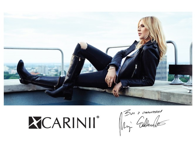 Maja Sablewska w kampanii Carinii jesień/zima 2014/2015