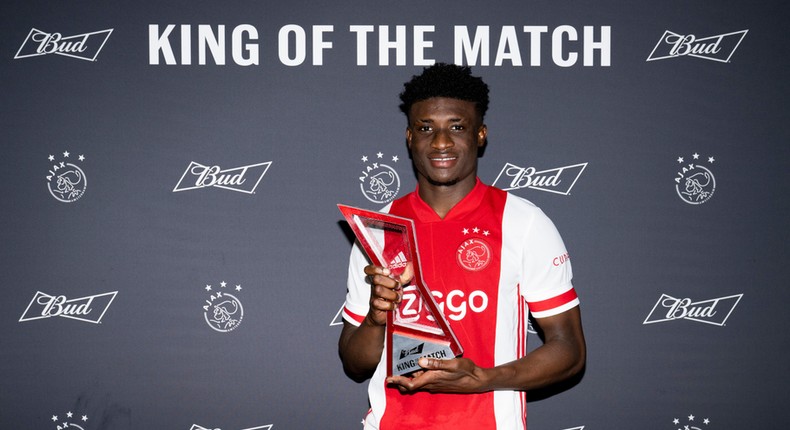 Kudus Mohammed voted man of the match on his Ajax debut 