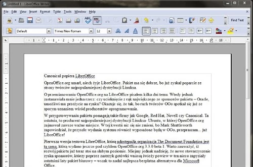 Pakiet LibreOffice jest tak zwanym forkiem OpenOffice.org. Być może na przestrzeni najbliższych miesięcy oba projekty bardzo się od siebie oddalą...