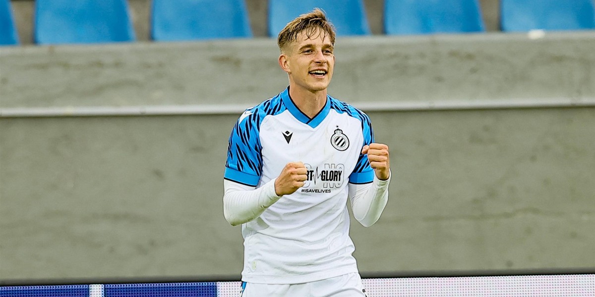 Michał Skóraś gra w belgijskim Club Brugge