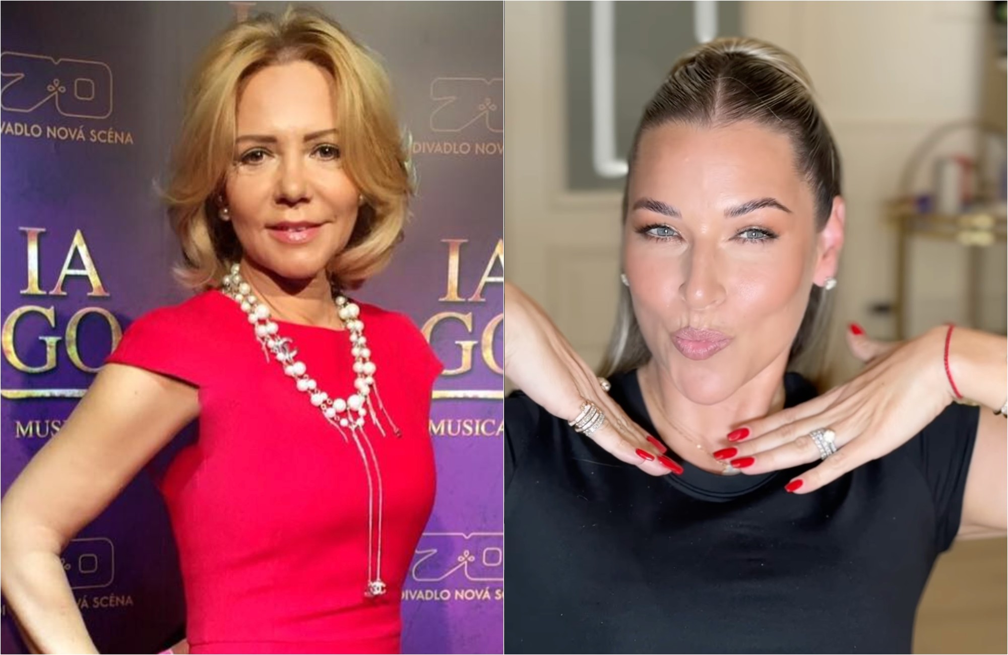 Katarína Cibulková a Dominika Navara Cibulková