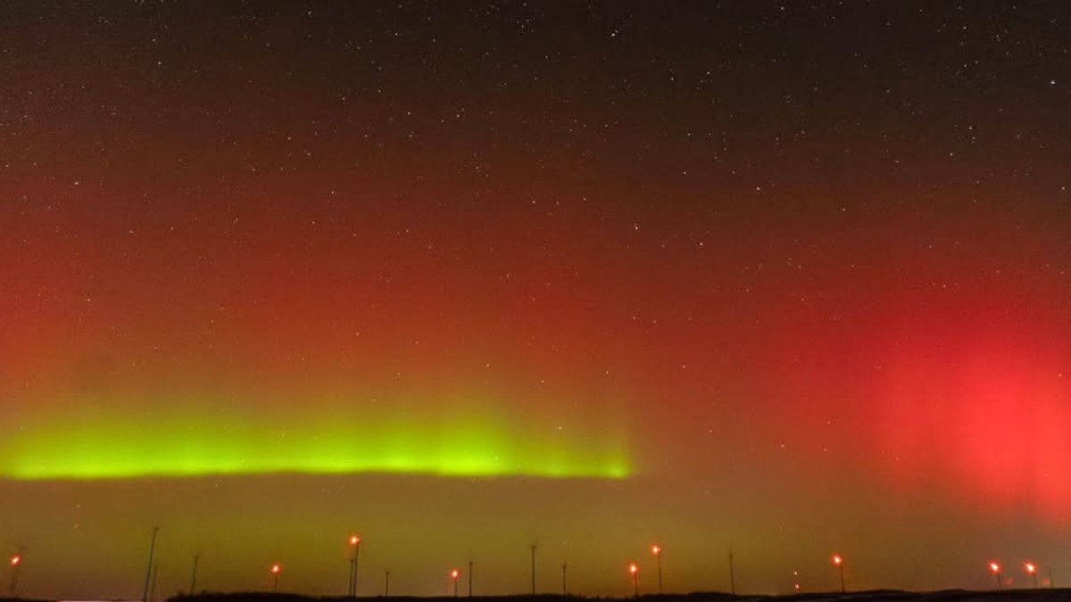 Aurora iznad južnog Banata