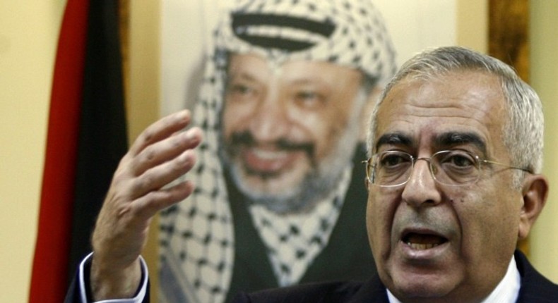 Salam Fayyad, 64 and seen in 2008, was prime minister of the Palestinian Authority from 2007 to 2013 and also served as finance minister twice