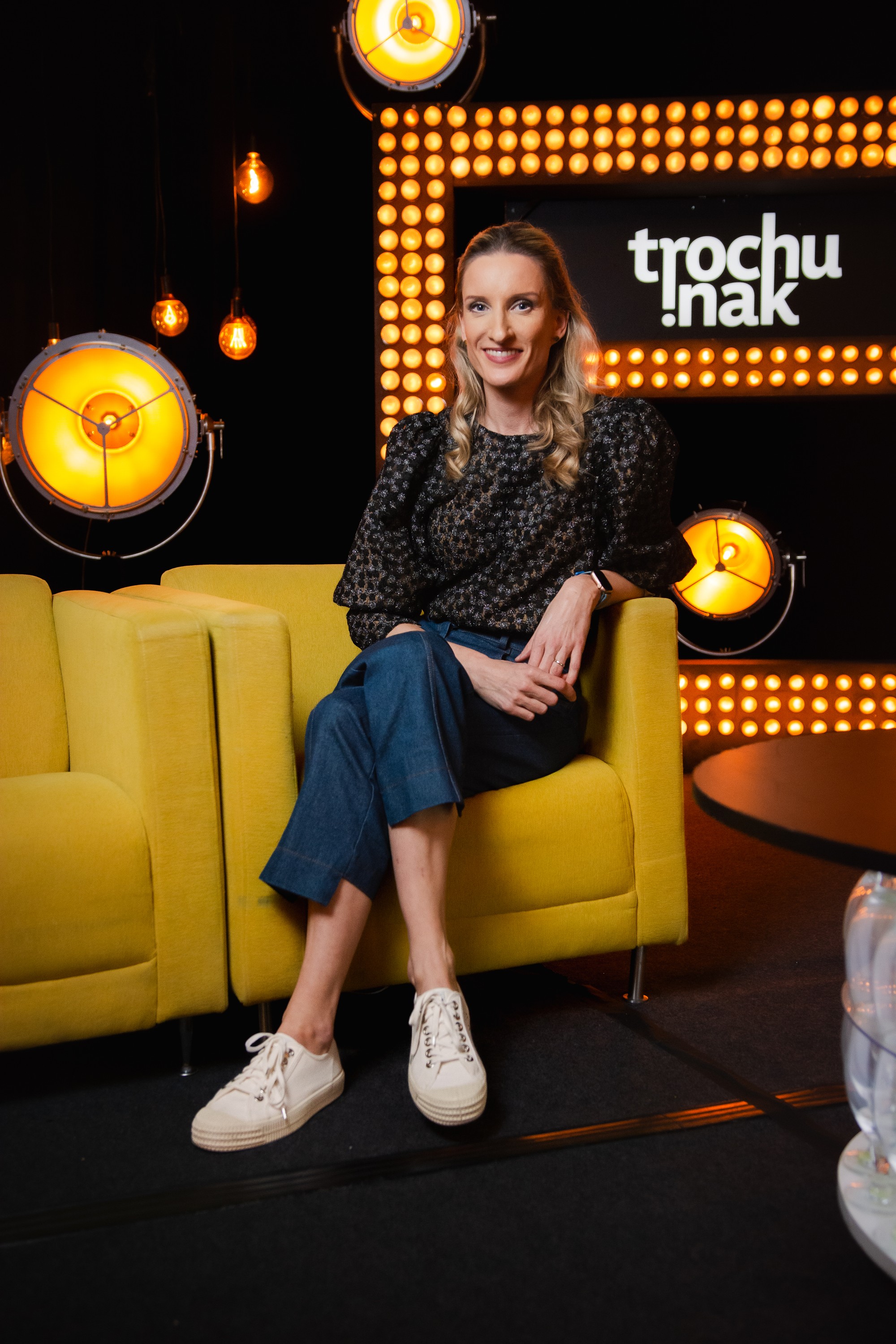 Moderátorka Adela Vinczeová.