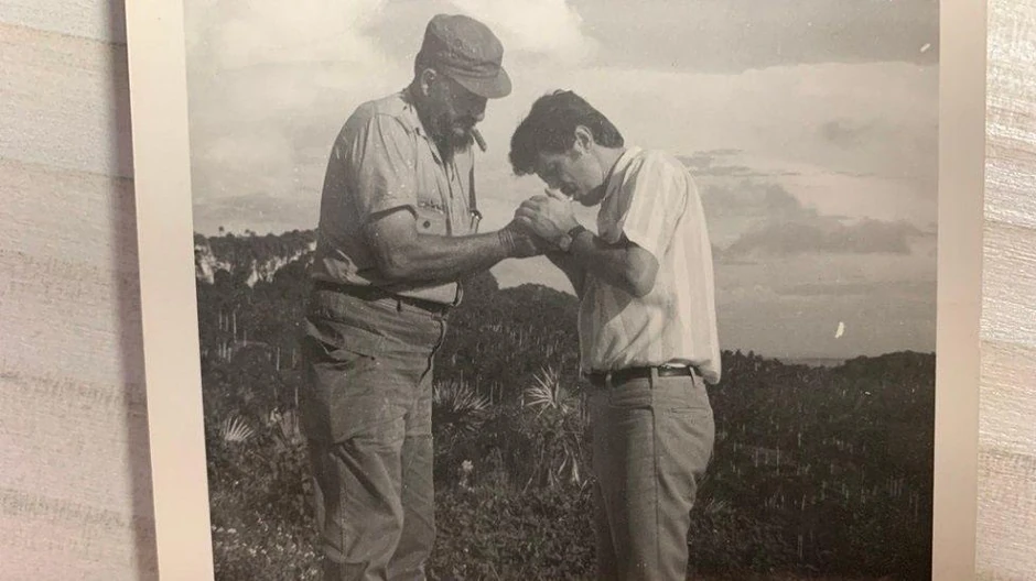Lalić sa Ramonom Kastrom, najstarijim bratom, na Kubi | Foto: Privatna arhiva