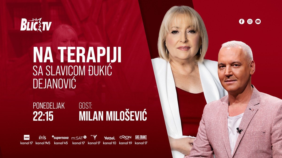 Milan Milošević, emisija "Na terapiji sa Slavicom Đukić Dejanović"