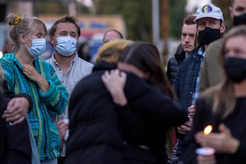 Ludzie są w rozpaczy po czwartkowej tragedii