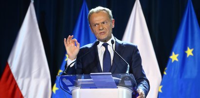 Tusk przemawiając nie mówił o PiS. Za to wspomniał o... Wehrmachcie