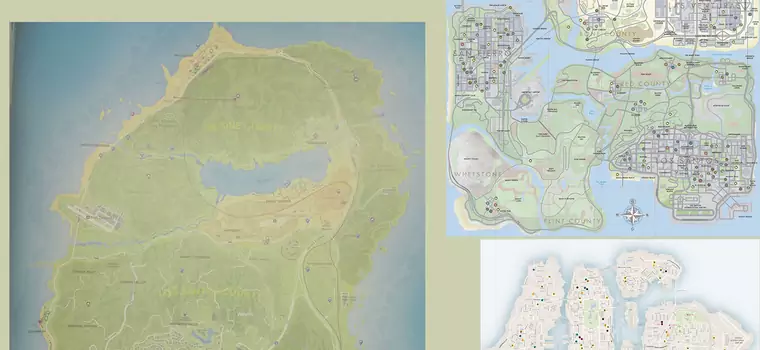 Jak ma się mapa GTA V do poprzednich gier Rockstar?