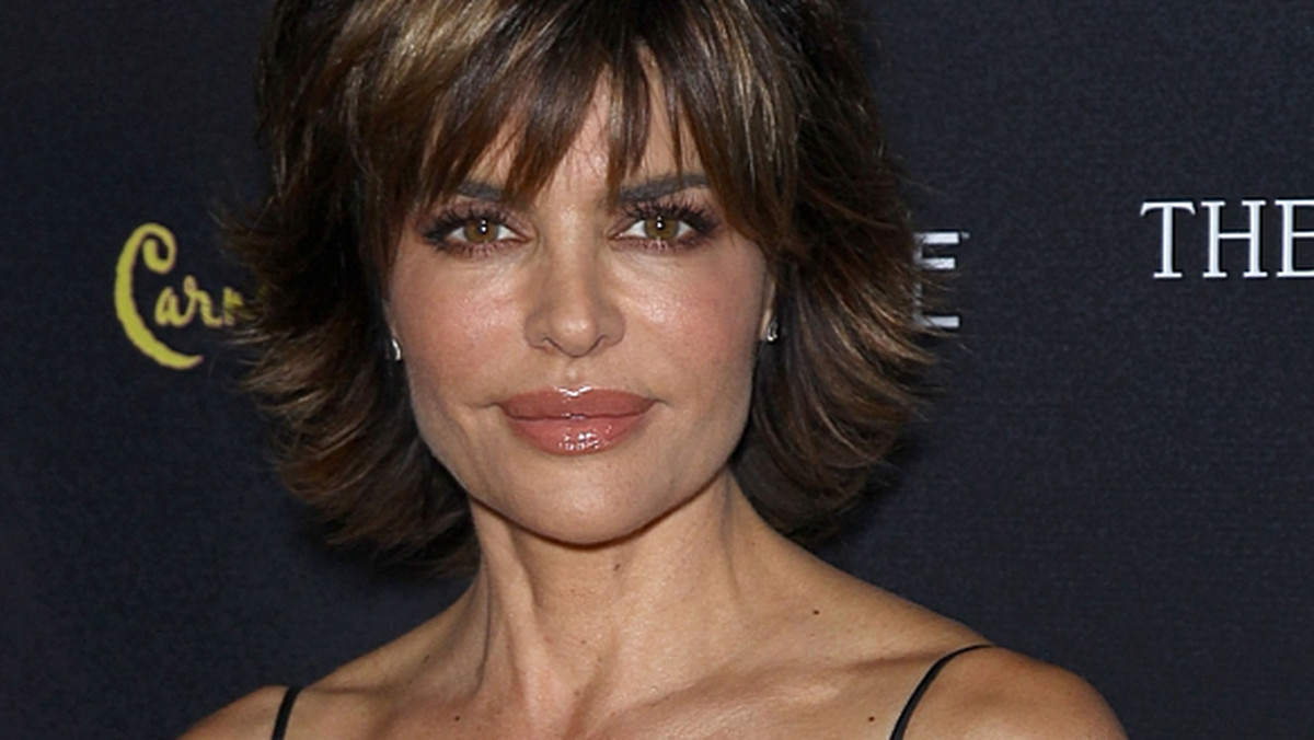 Lisa Rinna pod prześwitującą sukienką nie miała stanika