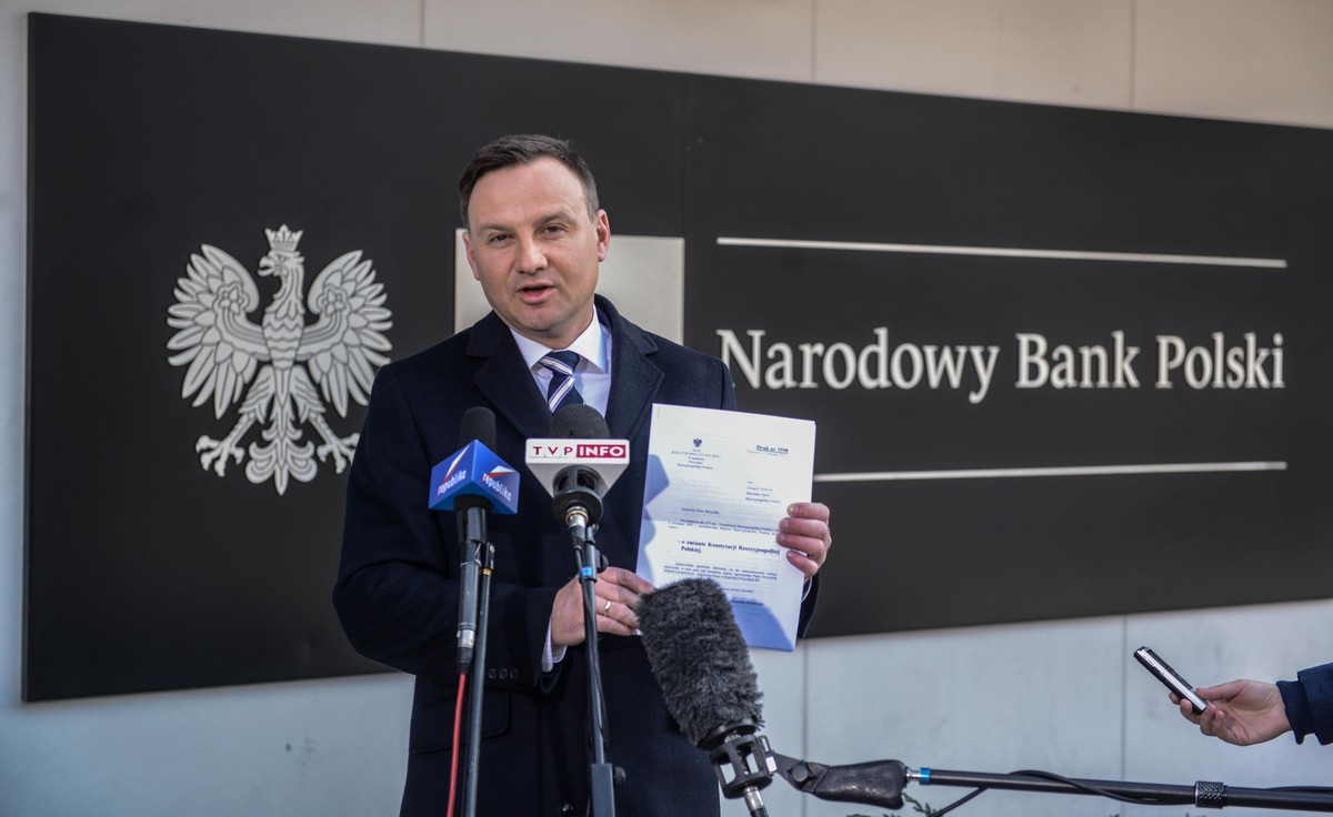 Andrzej Duda przed NBP