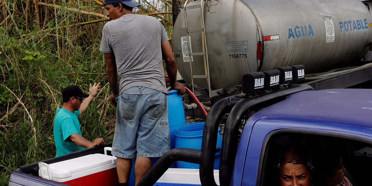 Authorities in Puerto Rico are reportedly distributing water from a well at a hazardous-waste site