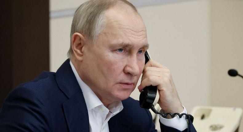 Russian President Vladimir Putin.MIKHAIL KLIMENTYEV/SPUTNIK/AFP via Getty Images