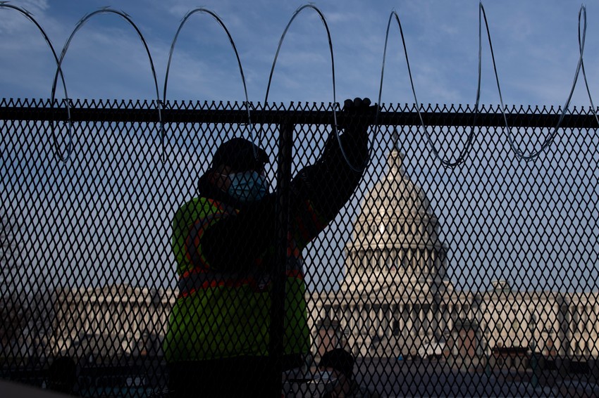 Obezbeđenje uoči inauguracije Bajdena