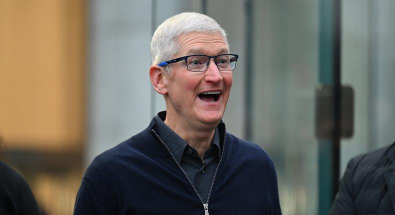 Apple CEO Tim Cook.Angela Weiss/AFP/Getty Images