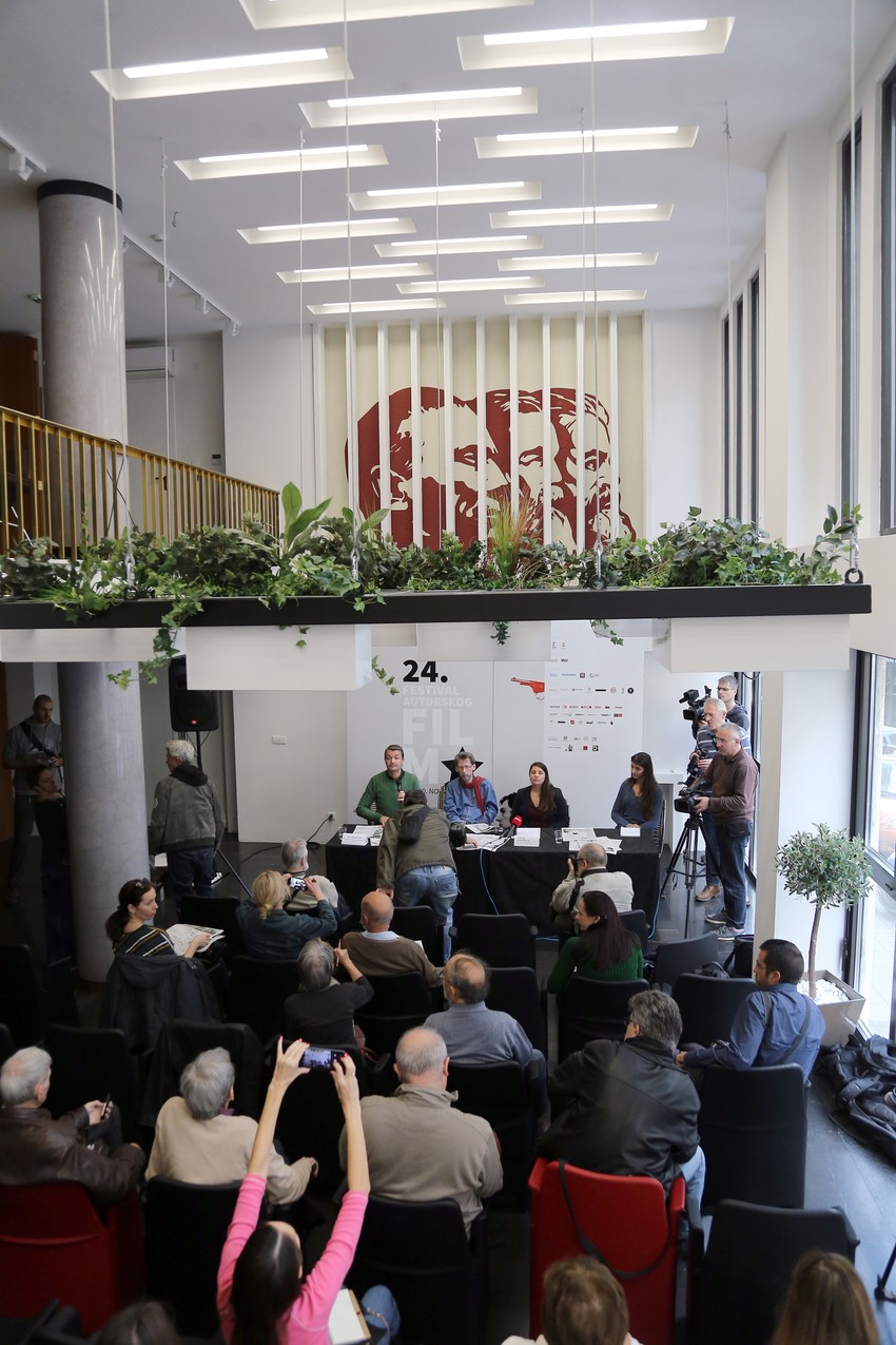 Konferencija za medije 24. Festivala autorskog filma održana je u Titovom salonu Kombank dvorane