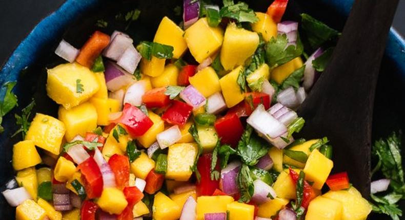 Spicy mango salsa