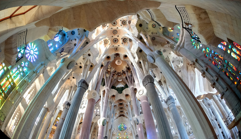 zabytki Sagrada Familia Barcelona Hiszpania