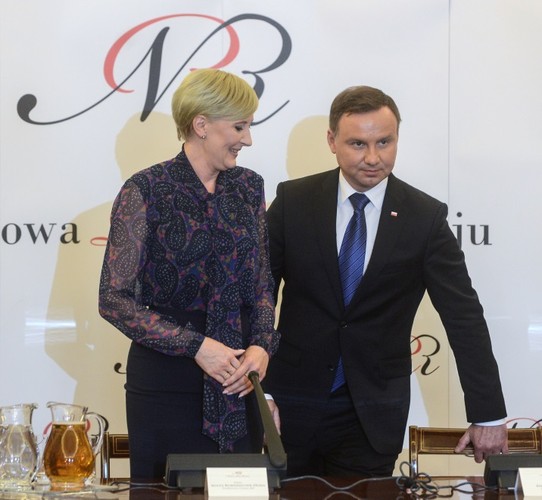 Agata Kornhauser-Duda i Andrzej Duda