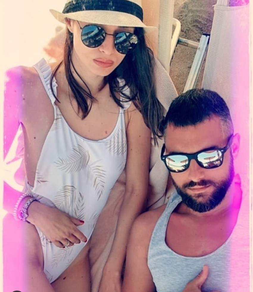 Nemanja Stevanović sa suprugom