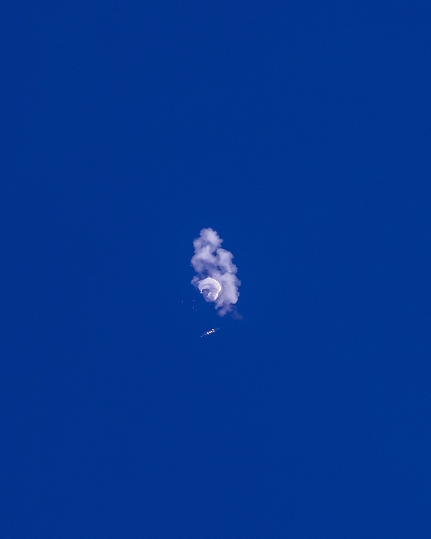 Kineski balon iznad Atlantskog okeana