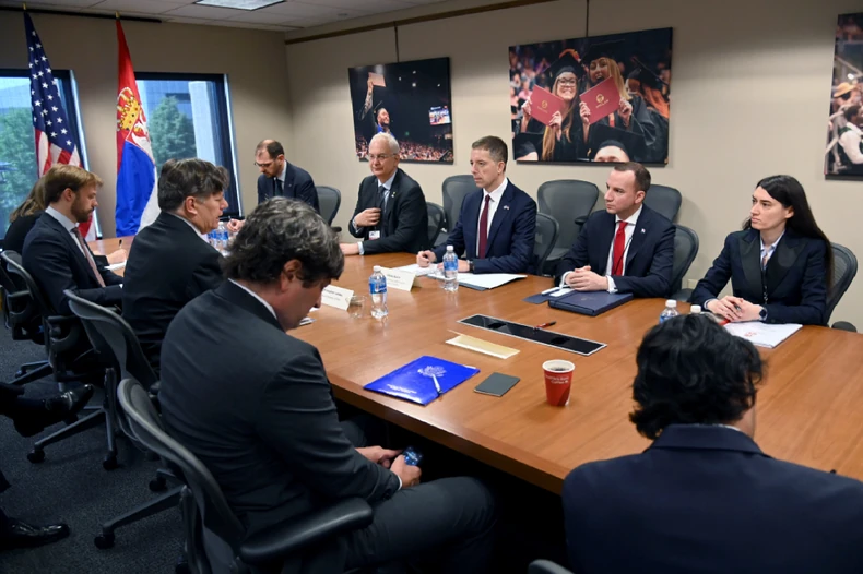 Marko Đurić sa Kristoferom Landauom