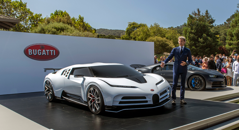 “With the Centodieci, we pay homage to the EB110 super sports car which was built in the 1990s and is very much a part of our tradition-steeped history, President of Bugatti Stephan Winkelmann said in a prepared statement.